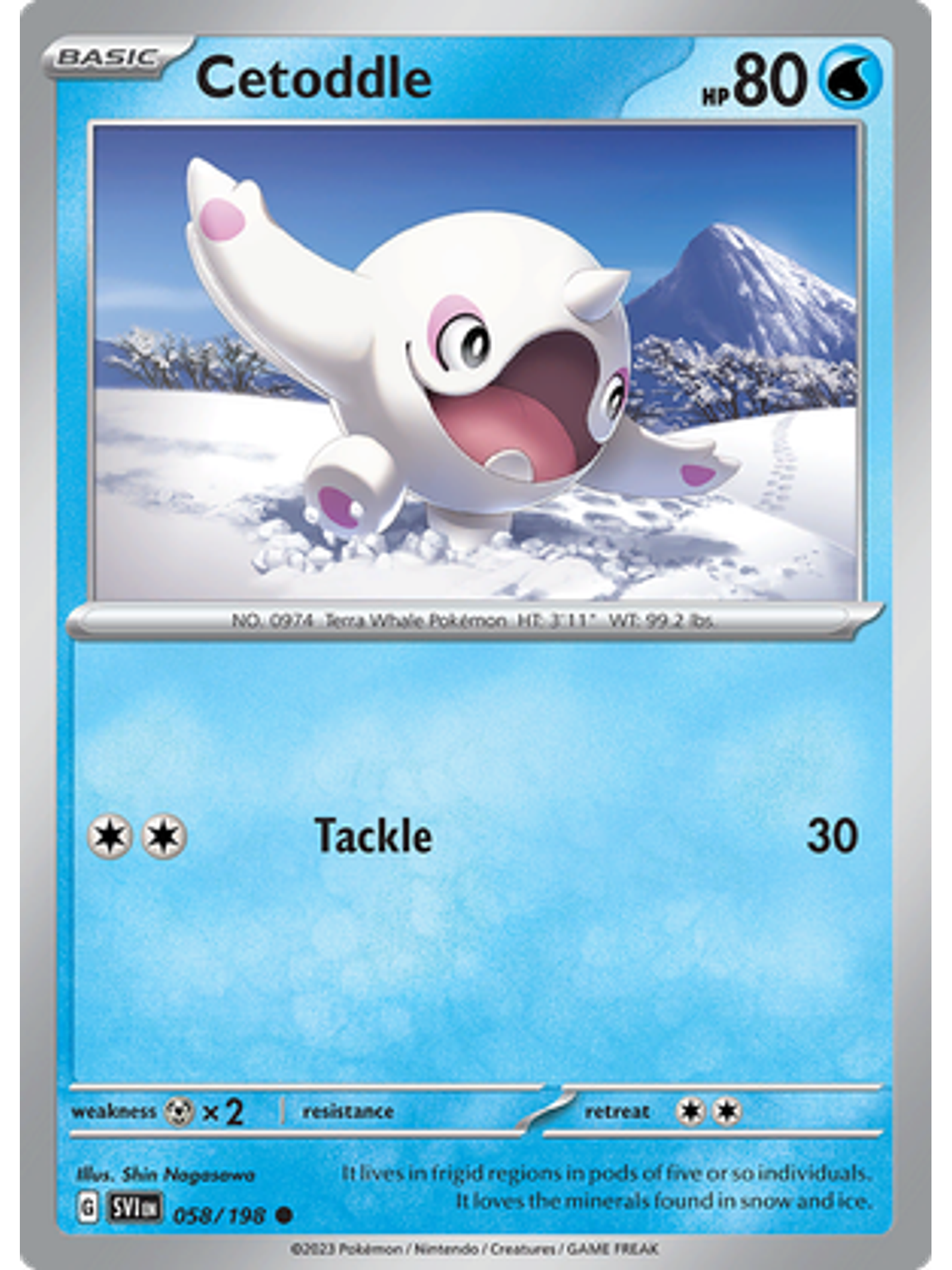 Cetoddle - 058/198 - Common Reverse Holo 1