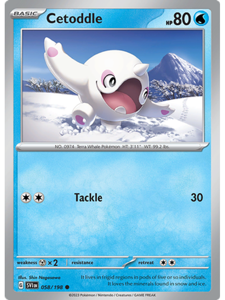 Cetoddle - 058/198 - Common Reverse Holo 1