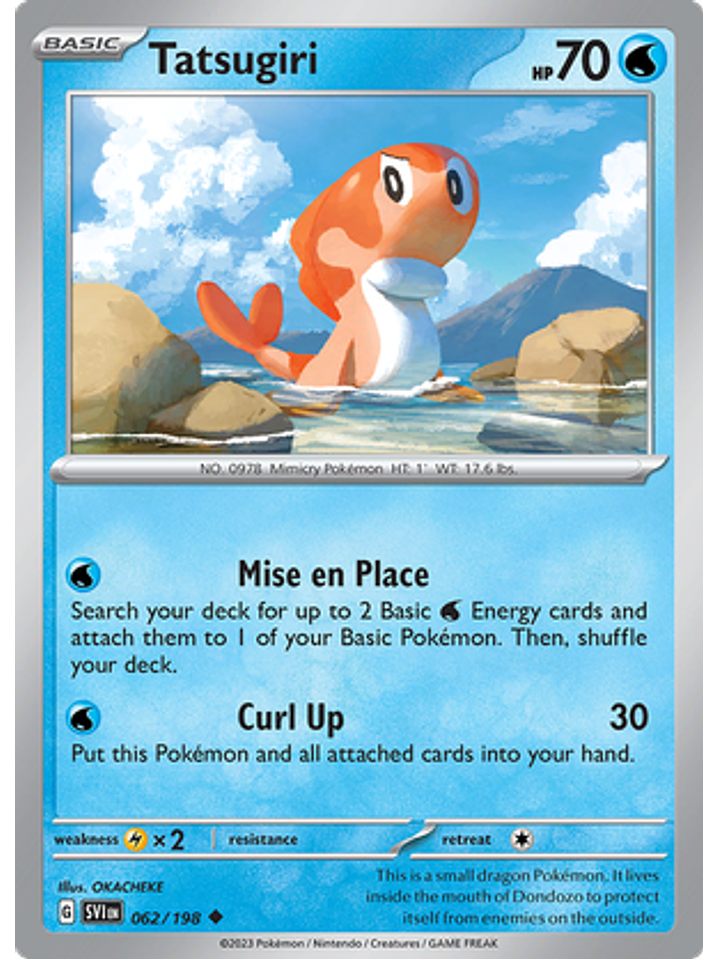 Tatsugiri - 062/198 - Uncommon Reverse Holo 1