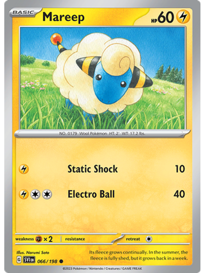 Mareep - 066/198 - Common 1