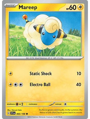 Mareep - 066/198 - Common Reverse Holo