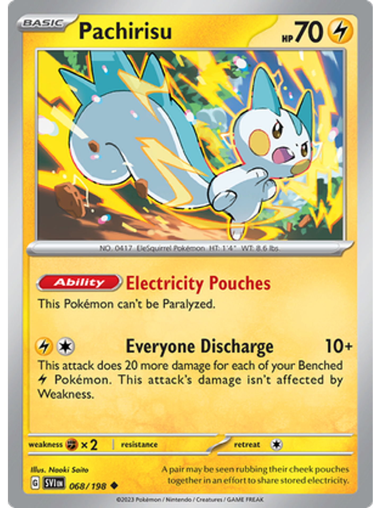 Pachirisu - 068/198 - Uncommon 1