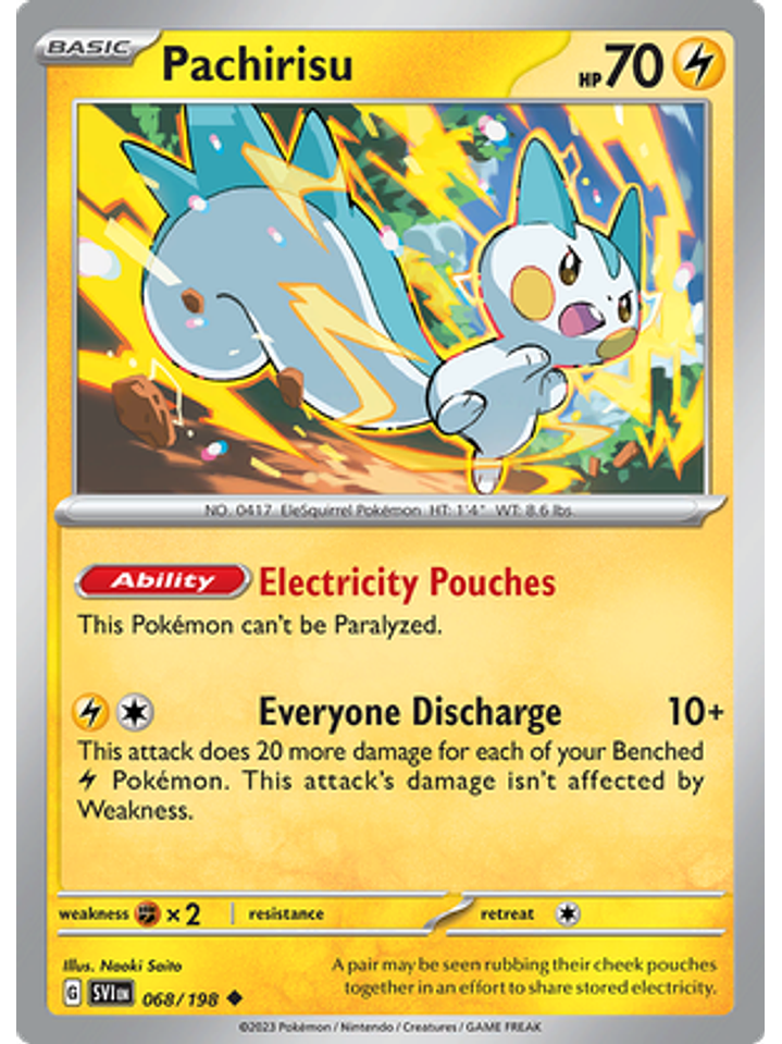 Pachirisu - 068/198 - Uncommon 1