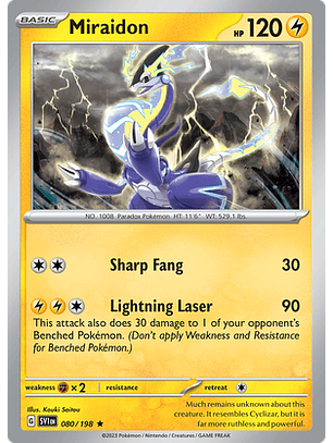 Miraidon - 080/198 - Holo Rare