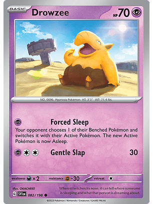 Drowzee - 082/198 - Common Reverse Holo