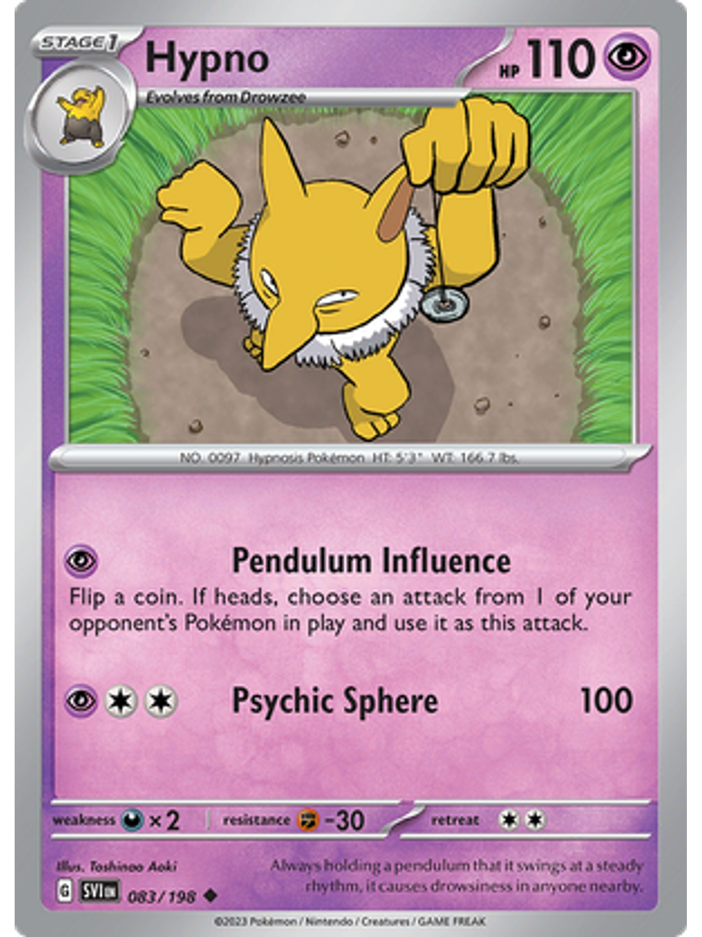Hypno - 083/198 - Uncommon 1
