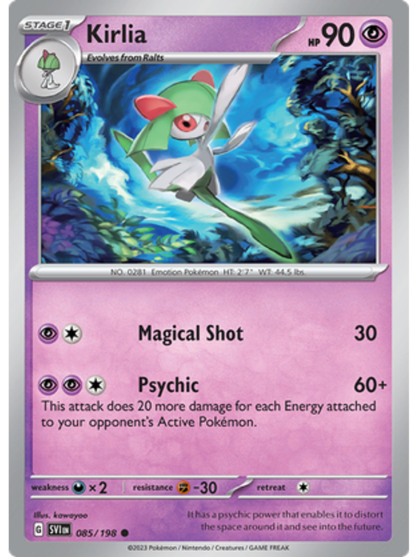Kirlia - 085/198 - Common Reverse Holo 1