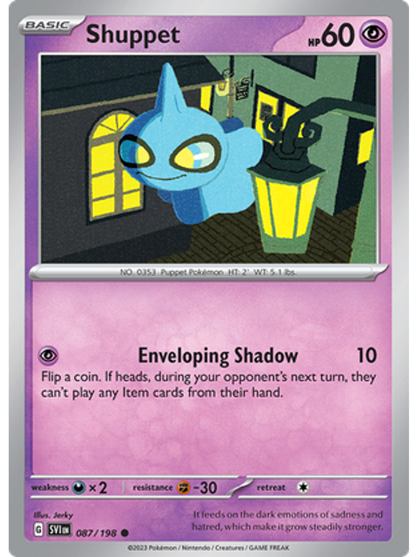 Shuppet - 087/198 - Common Reverse Holo 1