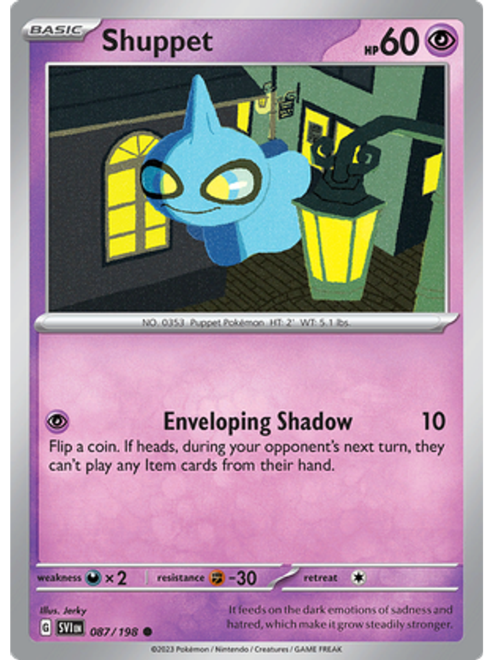 Shuppet - 087/198 - Common Reverse Holo 1