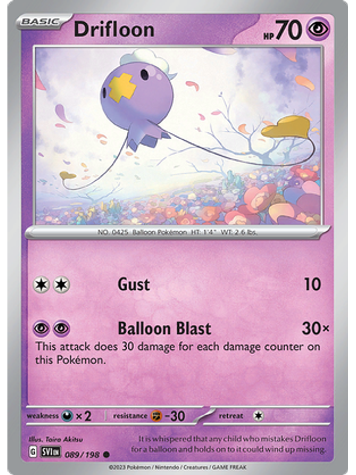 Drifloon - 089/198 - Common 1