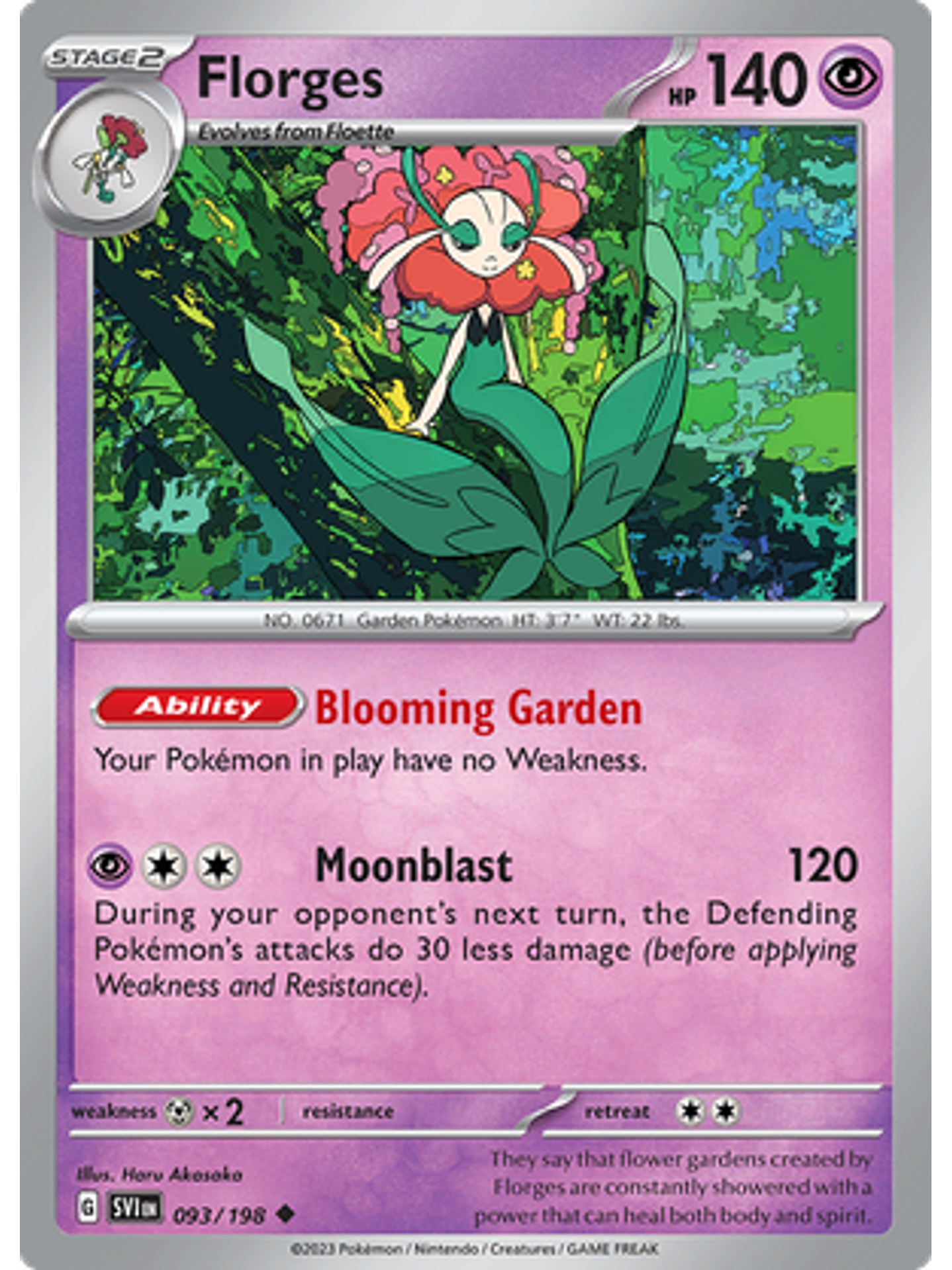 Florges - 093/198 - Uncommon 1