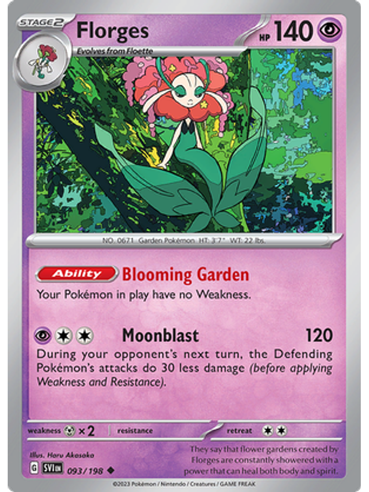 Florges - 093/198 - Uncommon 1