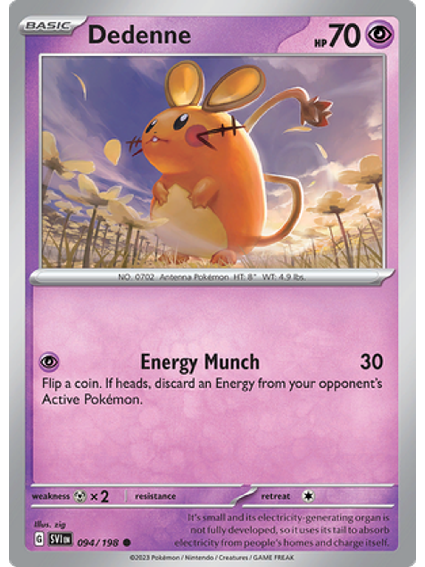 Dedenne - 094/198 - Common Reverse Holo 1