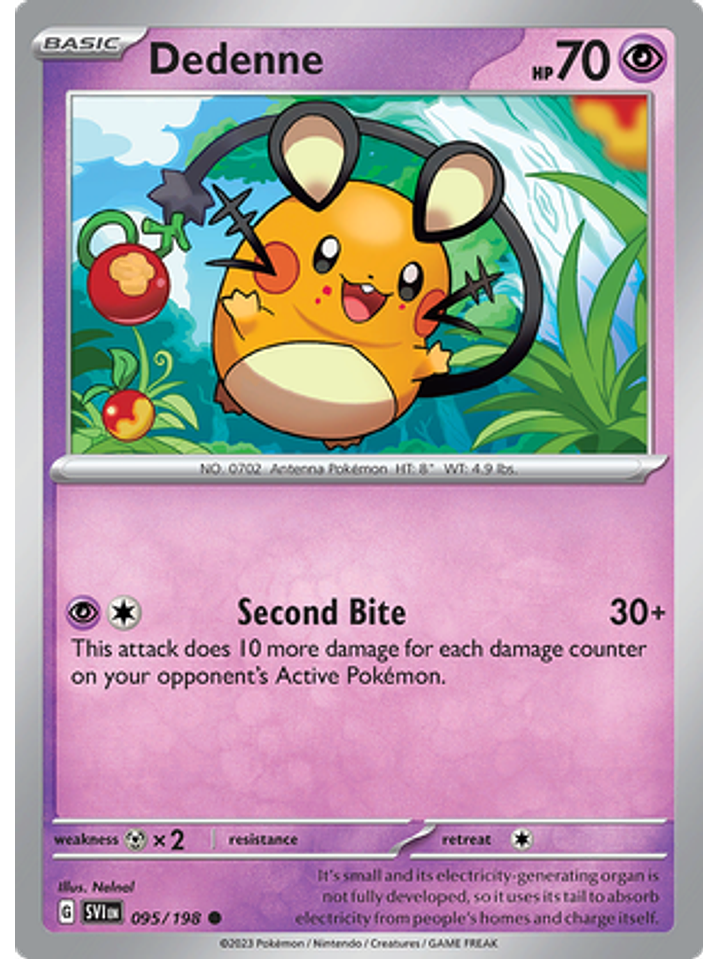 Dedenne - 095/198 - Common Reverse Holo 1
