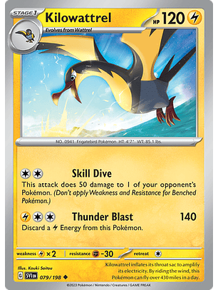 Kilowattrel - 079/198 - Uncommon