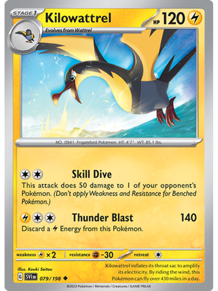 Kilowattrel - 079/198 - Uncommon 1