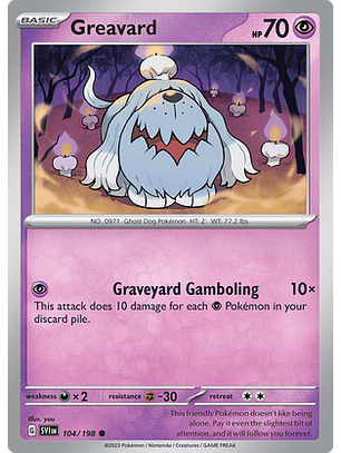 Greavard - 104/198 - Common Reverse Holo