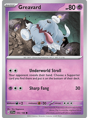 Greavard - 105/198 - Common