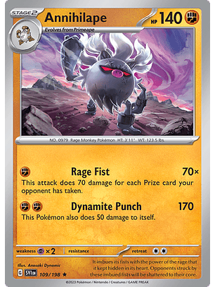 Annihilape - 109/198 - Holo Rare