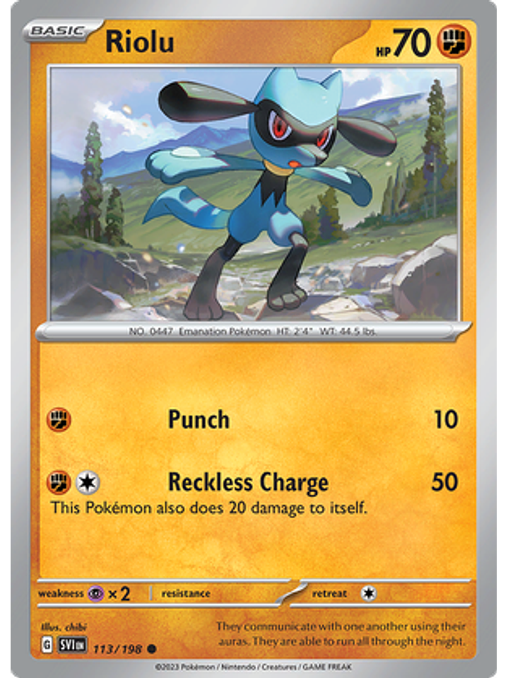 Riolu - 113/198 - Common 1