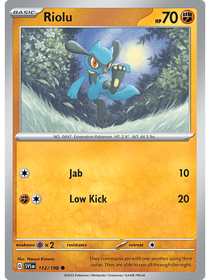 Riolu - 112/198 - Common