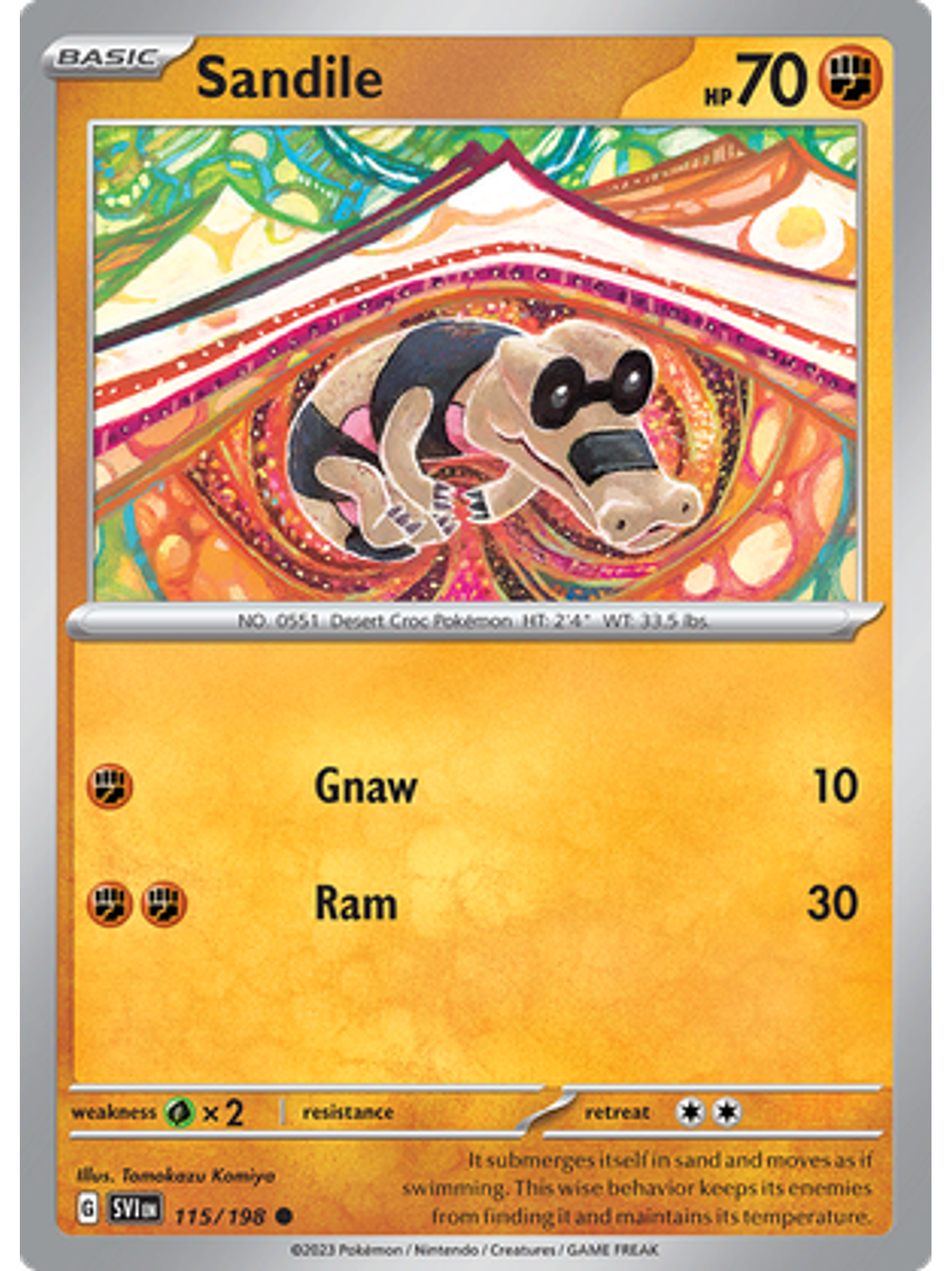 Sandile - 115/198 - Common Reverse Holo 1