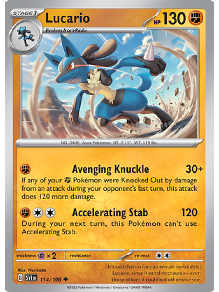Lucario - 114/198 - Uncommon 1