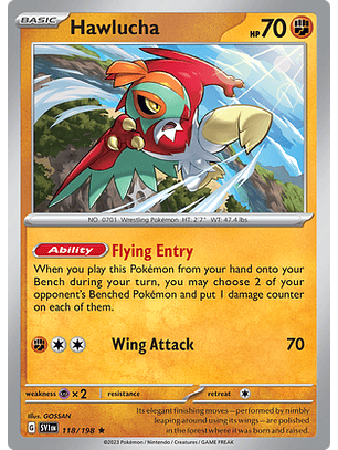 Hawlucha - 118/198 - Holo Rare