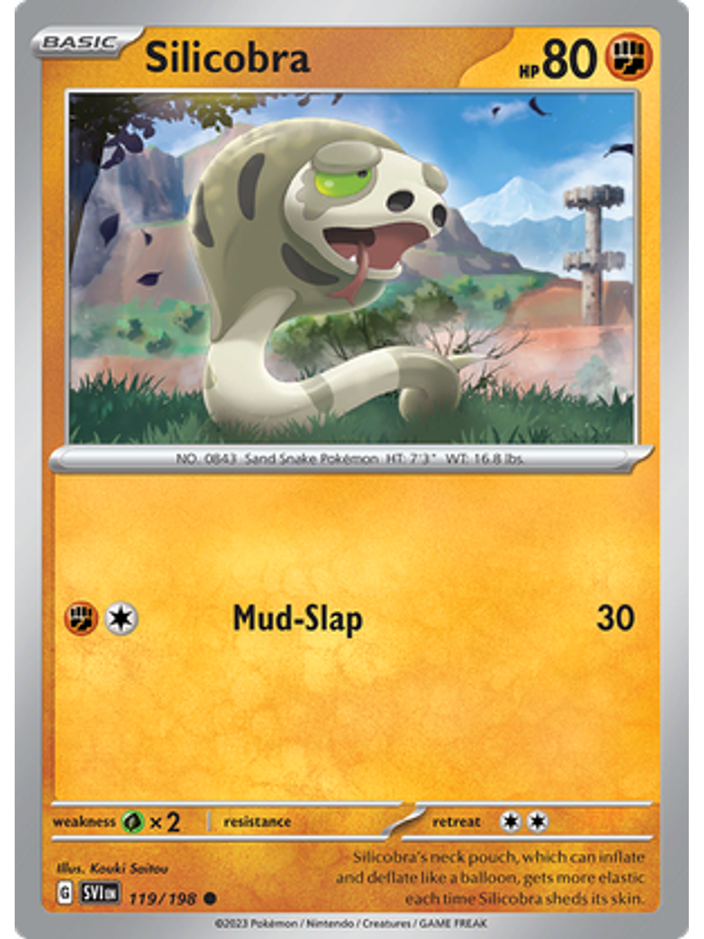 Silicobra - 119/198 - Common 1