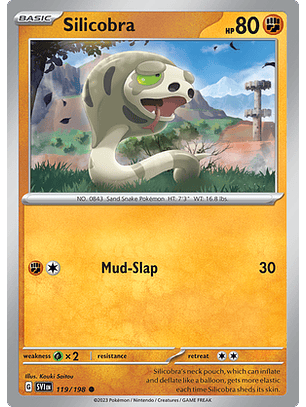 Silicobra - 119/198 - Common Reverse Holo