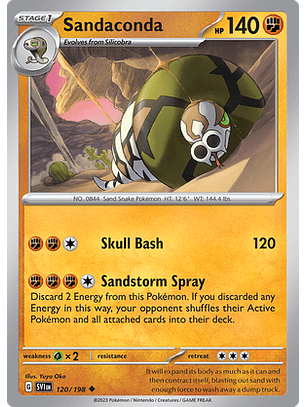 Sandaconda - 120/198 - Uncommon Reverse Holo