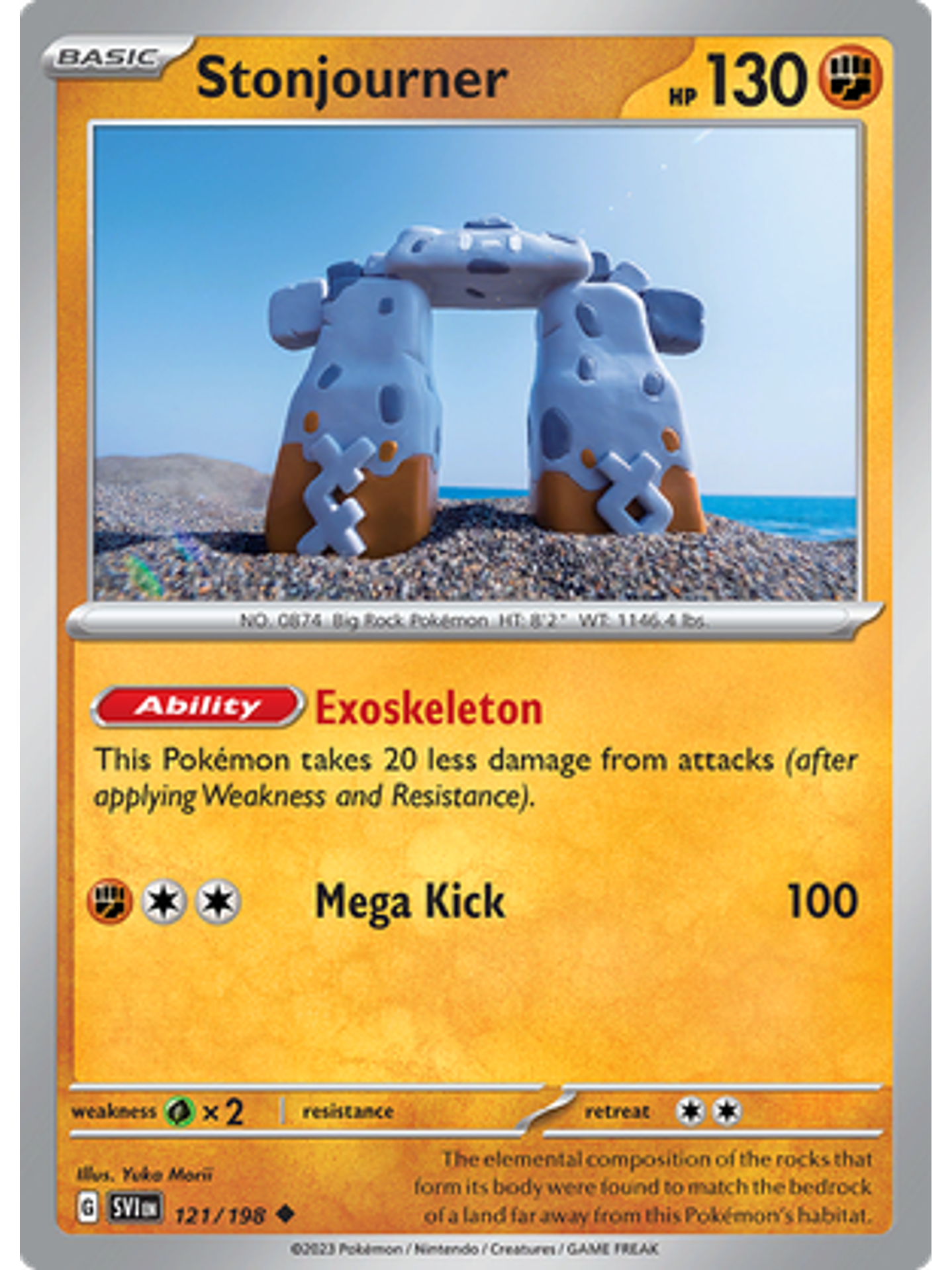 Stonjourner - 121/198 - Uncommon Reverse Holo 1