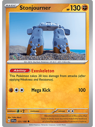 Stonjourner - 121/198 - Uncommon Reverse Holo