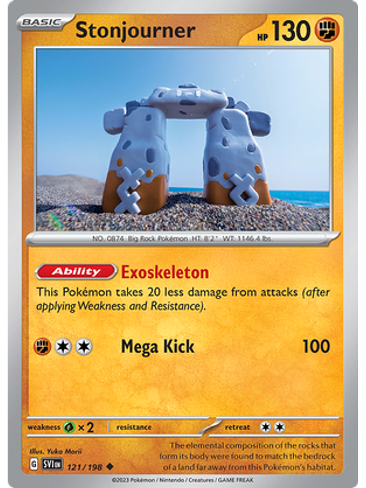 Stonjourner - 121/198 - Uncommon Reverse Holo 1