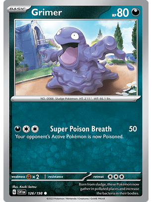 Grimer - 126/198 - Common Reverse Holo