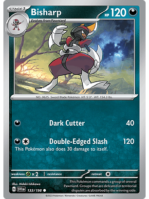 Bisharp - 133/198 - Common Reverse Holo