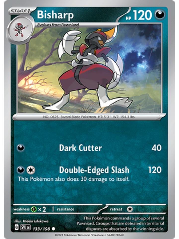 Bisharp - 133/198 - Common Reverse Holo 1