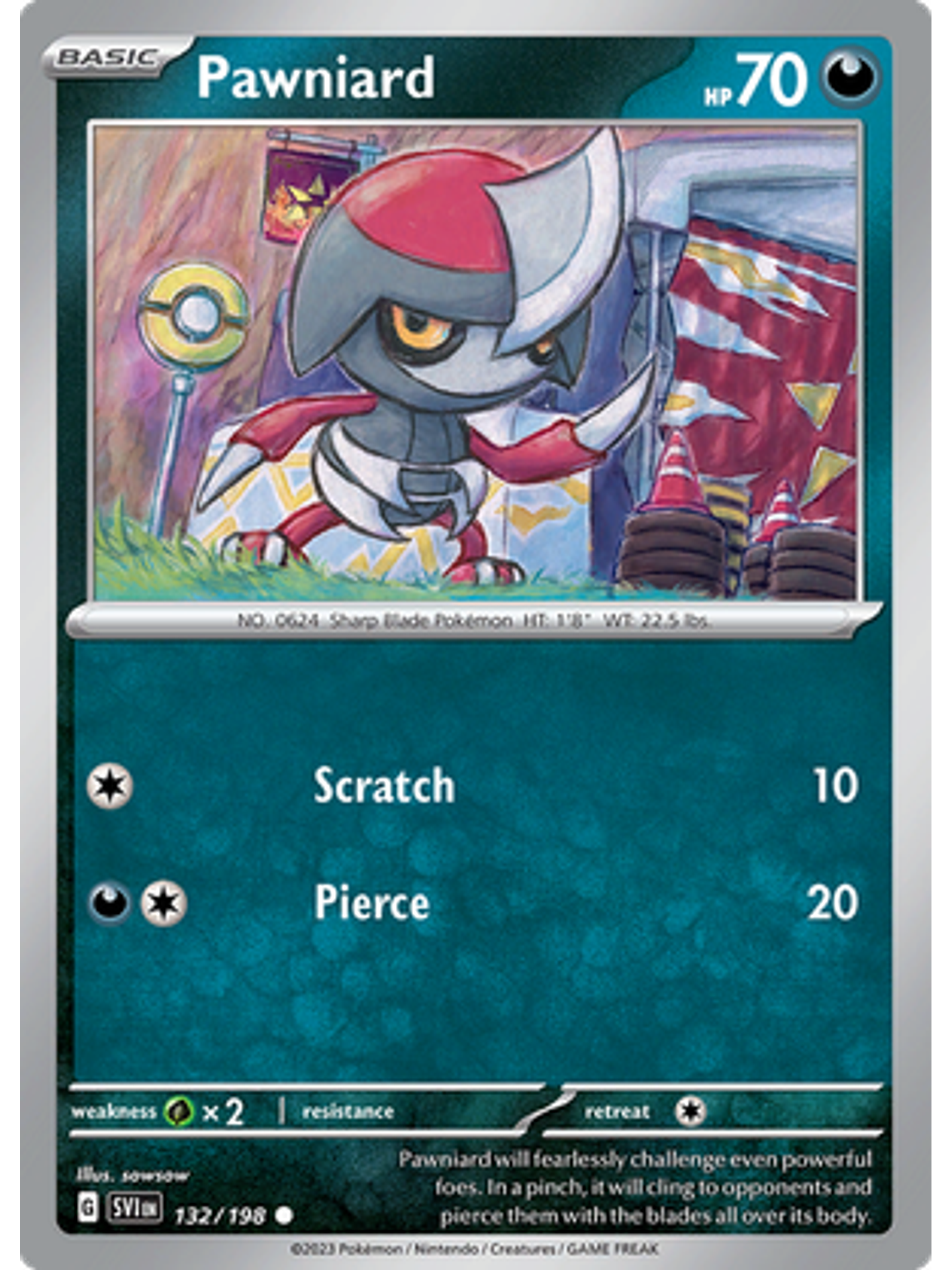 Pawniard - 132/198 - Common Reverse Holo 1