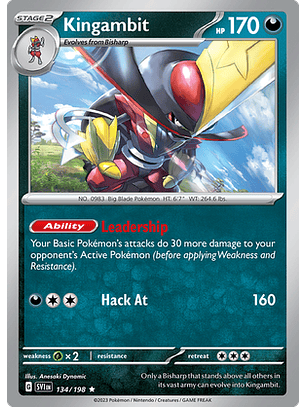 Kingambit - 134/198 - Holo Rare