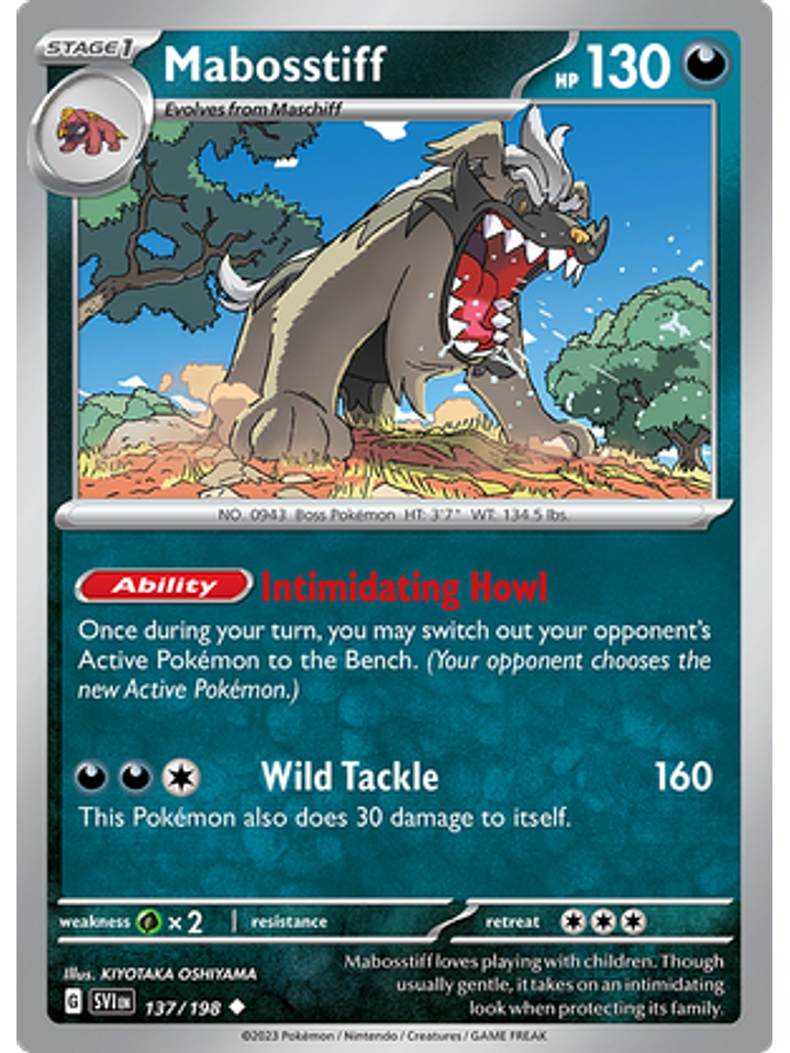 Mabosstiff - 137/198 - Uncommon 1
