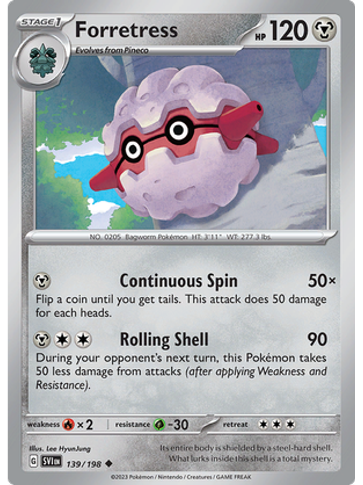 Forretress - 139/198 - Uncommon 1