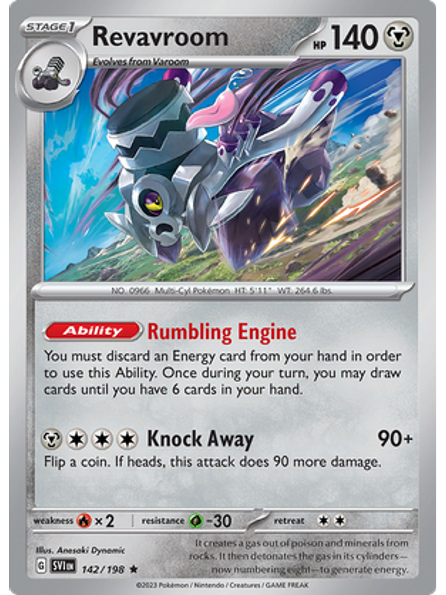 Revavroom - 142/198 - Holo Rare 1