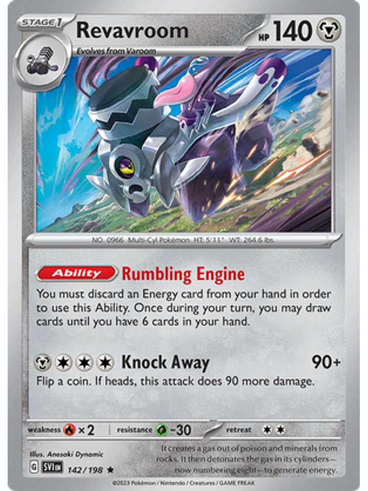 Revavroom - 142/198 - Holo Rare 1