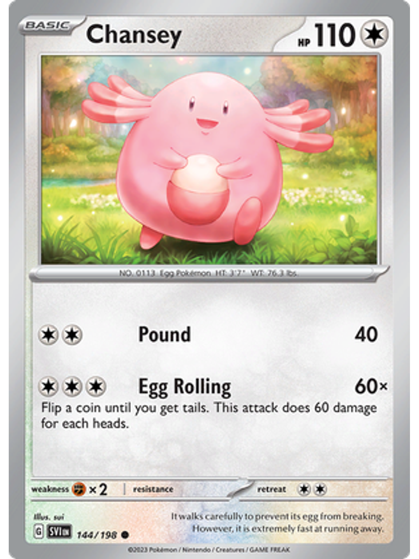 Chansey - 144/198 - Common 1
