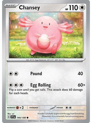 Chansey - 144/198 - Common