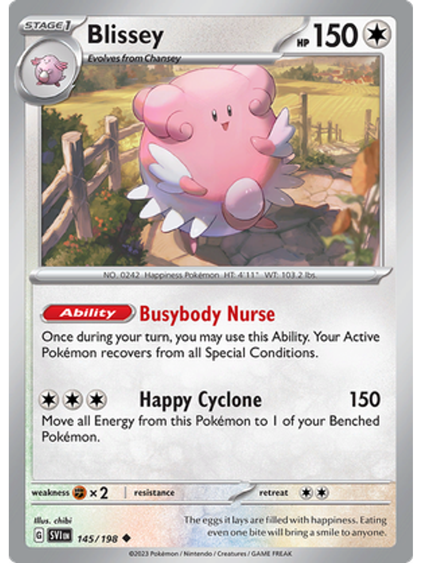Blissey - 145/198 - Uncommon 1