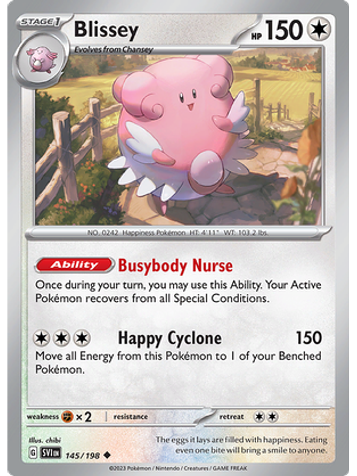 Blissey - 145/198 - Uncommon 1