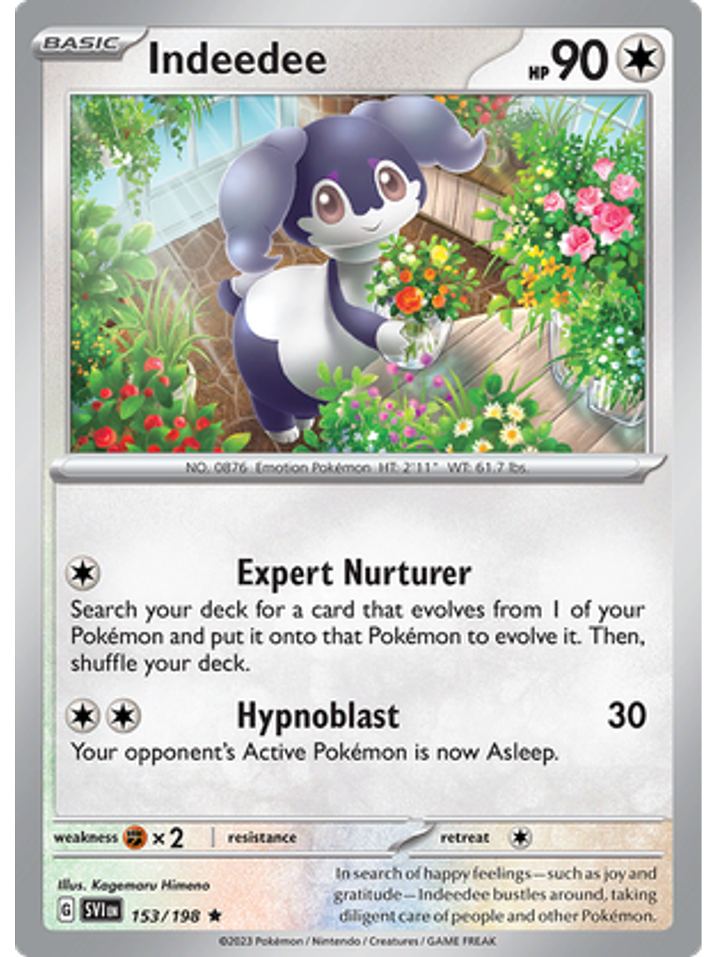 Indeedee - 153/198 - Holo Rare 1