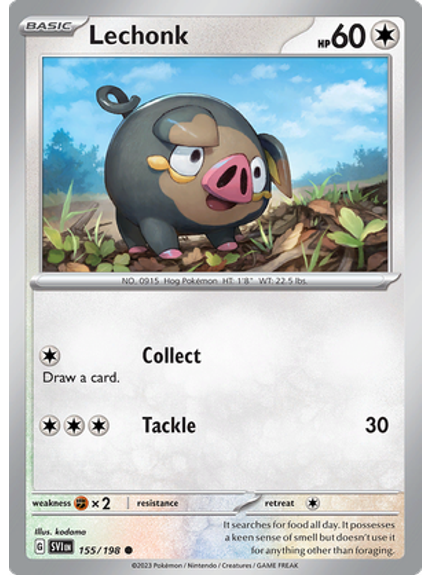 Lechonk - 155/198 - Common 1