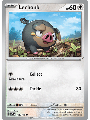Lechonk - 155/198 - Common